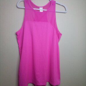 BCG Tank Top XL Women Racer Back Open Back Active Pink